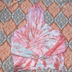 Tie die hoodie